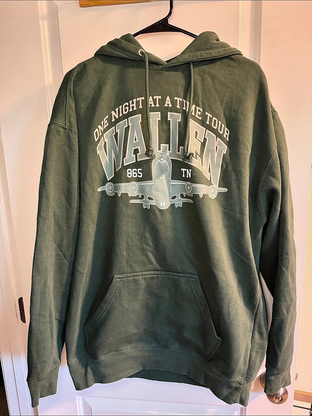 Morgan Wallen One Night At A Time 2024 Tour Green Tour Hoodie